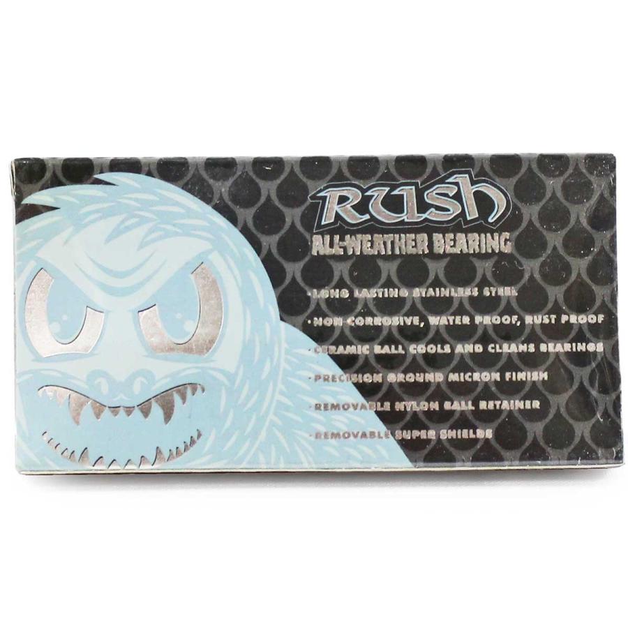 ラッシュ スケボー ベアリング パーツ Rush All Weather Stainless Steel Bearings ABEC7 スケートボード ステンレス 錆びに強い オイル 8個セット | ブランド登録なし | 03