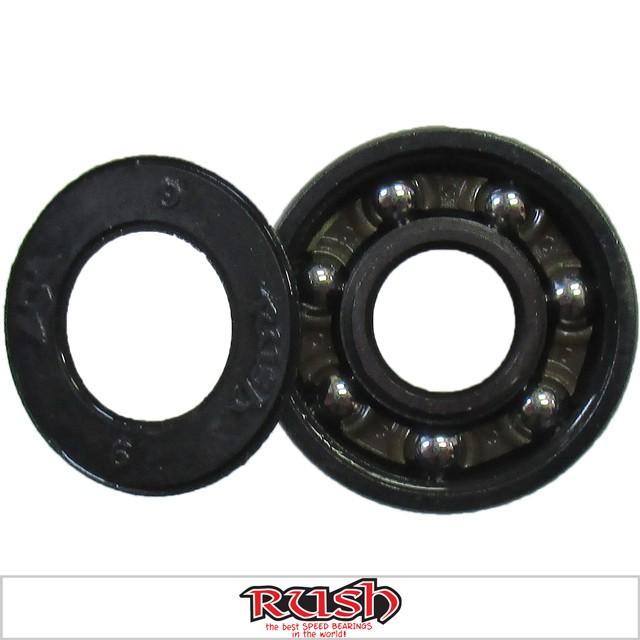 スケボー ベアリング ABEC 9 オイル ラッシュ チタニウムコート Titanium Coated Bearings OIL スケートボード パーツ | ブランド登録なし | 03