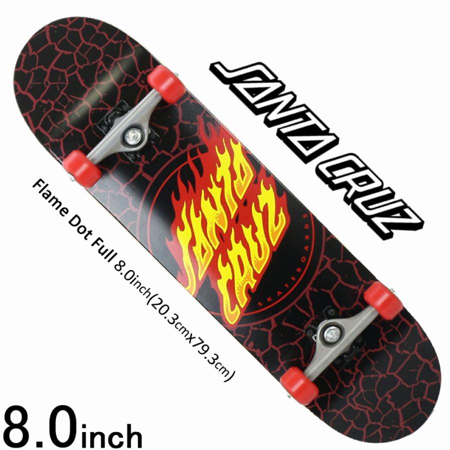 スケボー スケートボード コンプリート 8 0 インチ サンタクルーズ フレイム ドット Santa Cruz Flame Dot Full Complete 完成品 初心者 Santa C107 スケートボード専門店カットバック 通販 Yahoo ショッピング