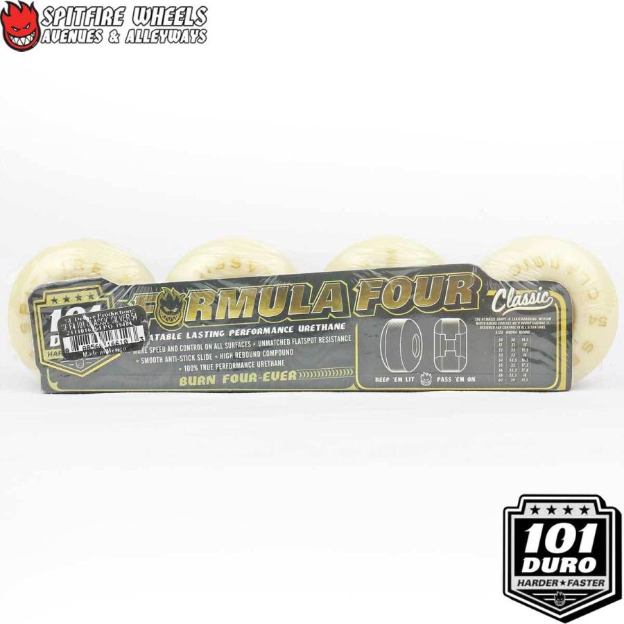 SPITFIRE WHEELS スケボーウィール スピットファイア 54mm 101D