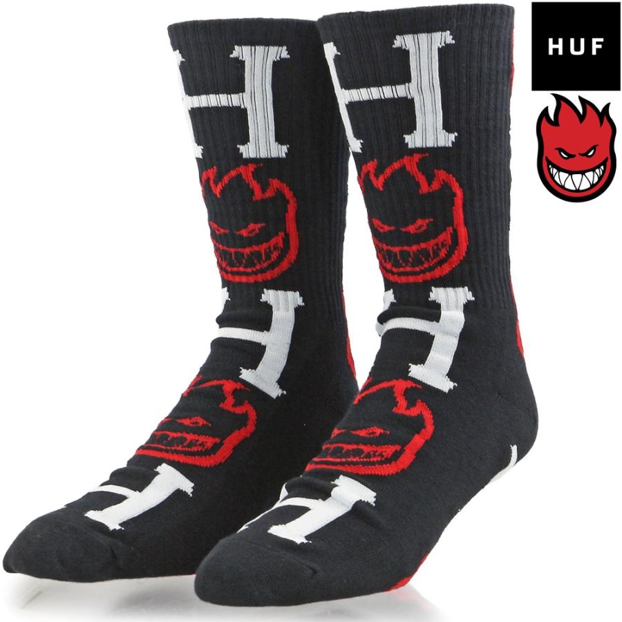 ハフ スピットファイア メンズ 靴下 ソックス Huf Spitfire Bighead H Sock コラボ クルー ブランド ストリート ファッション Skblk スケートボード専門店カットバック 通販 Yahoo ショッピング