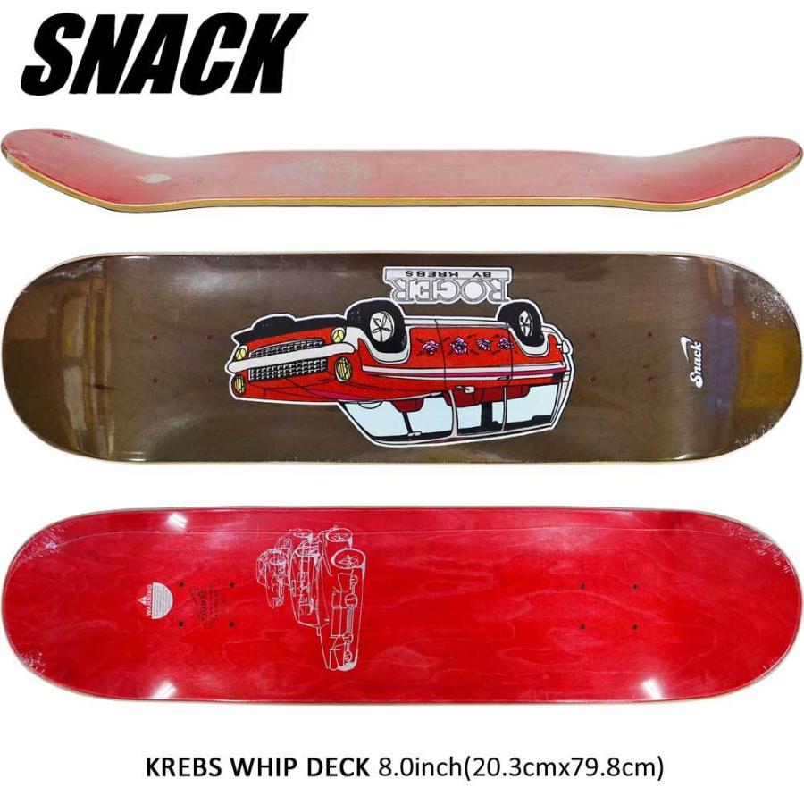 スナック インチ スケボー デッキ Snack Skateboards Whip Pro Krebs Roger スケートボード 板 ブランド かっこいい おしゃれ スケボーデッキ Snack 136 スケートボード専門店カットバック 通販 Snack Skateboards スナック スケート カーゴパンツ Thanou Thihack Fr