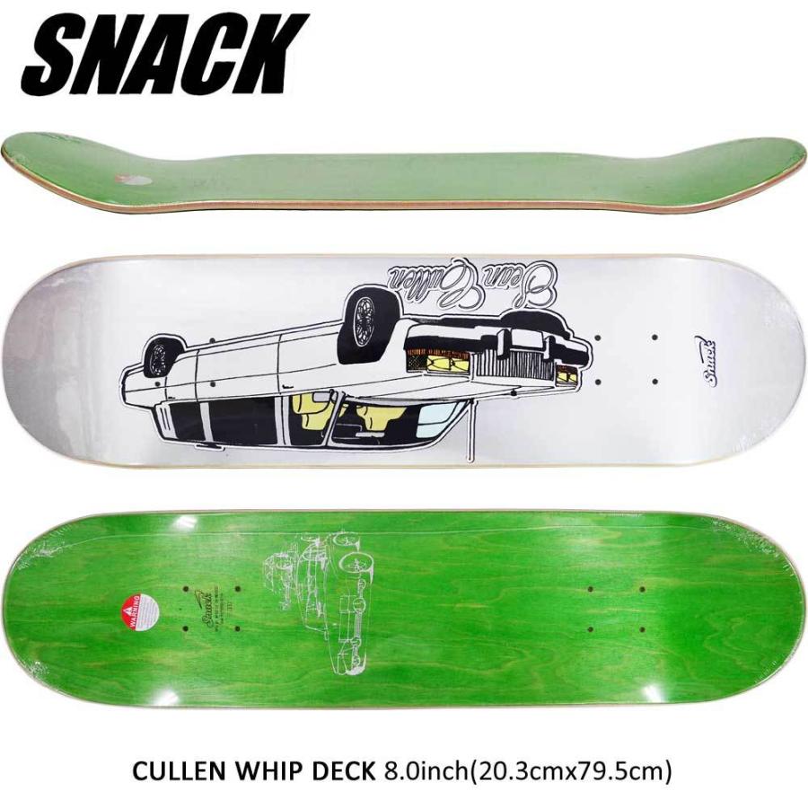 スナック 8.0インチ スケボー デッキ Snack Skateboards WHIP Pro