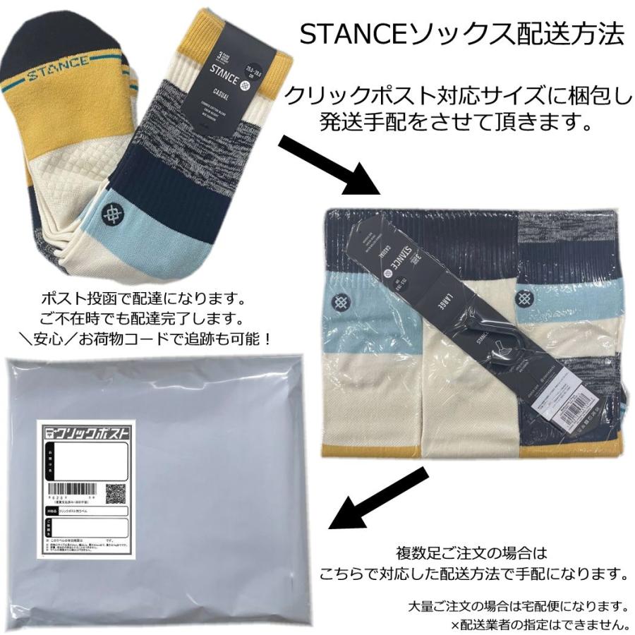 Stance スタンス Stance Socks Basic 3 Pack Crew 靴下 ベーシック スリー パック 3足セット キッズ レディース S 22-24.5cm メンズ L 25.5-29.0cm 定番 ギフト｜cutback2｜12