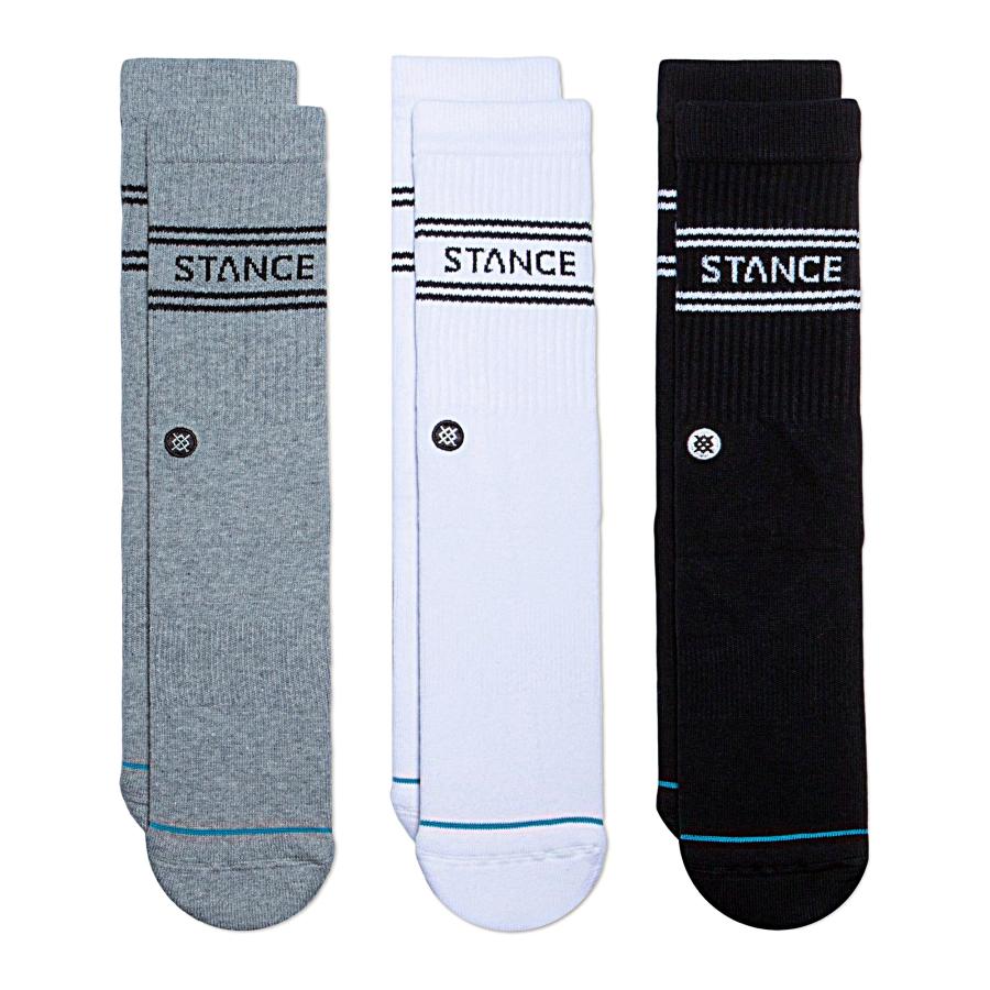 Stance スタンス Stance Socks Basic 3 Pack Crew 靴下 ベーシック スリー パック 3足セット キッズ レディース S 22-24.5cm メンズ L 25.5-29.0cm 定番 ギフト | STANCE | 03