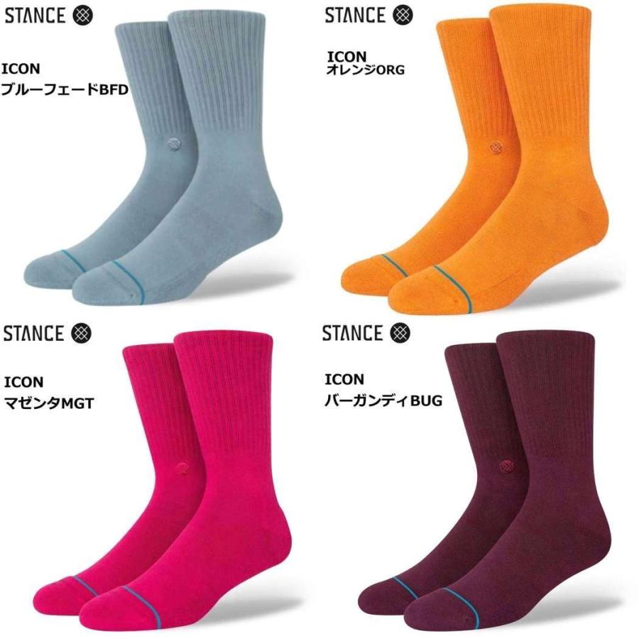 Stance スタンス アイコン Stance Socks Icon メンズ レディース L 25.5-29.0cm 大定番 メンズ 靴下 ギフト 男性 彼氏 女性 彼女 プレゼント 贈り物 | STANCE | 02