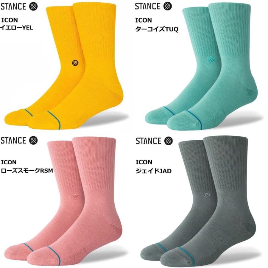 Stance スタンス アイコン Stance Socks Icon メンズ レディース L 25.5-29.0cm 大定番 メンズ 靴下 ギフト 男性 彼氏 女性 彼女 プレゼント 贈り物 | STANCE | 03