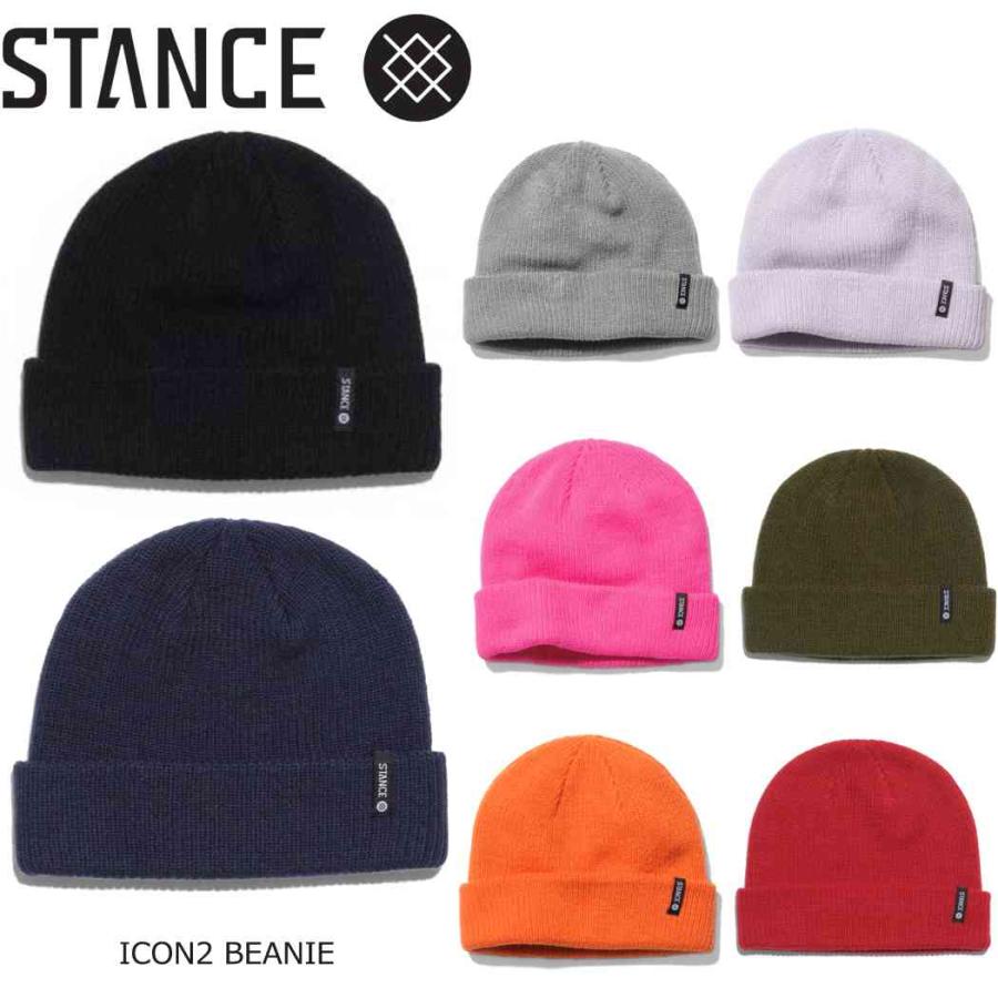 スタンス Stance ICON2 Beanie アイコンビーニー ニット帽 帽子 男女兼用 男性 女性 スタンスビーニー メンズ レディース ブランド 深め ギフト 男性 彼氏 プレ | STANCE | 01