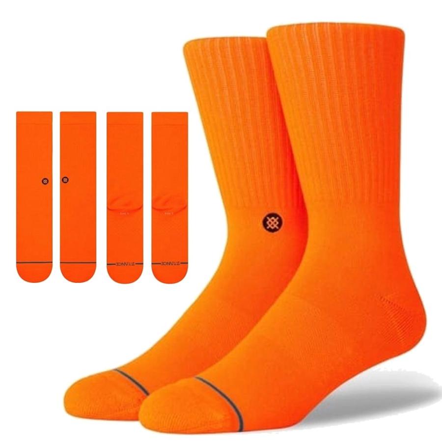 スタンス ソックス 靴下 アイコン ネオンカラー Stance Socks Neon セット メンズ L 25 5 29cm 人気 おしゃれ プレゼント Stance306 スケートボード専門店カットバック 通販 Yahoo ショッピング