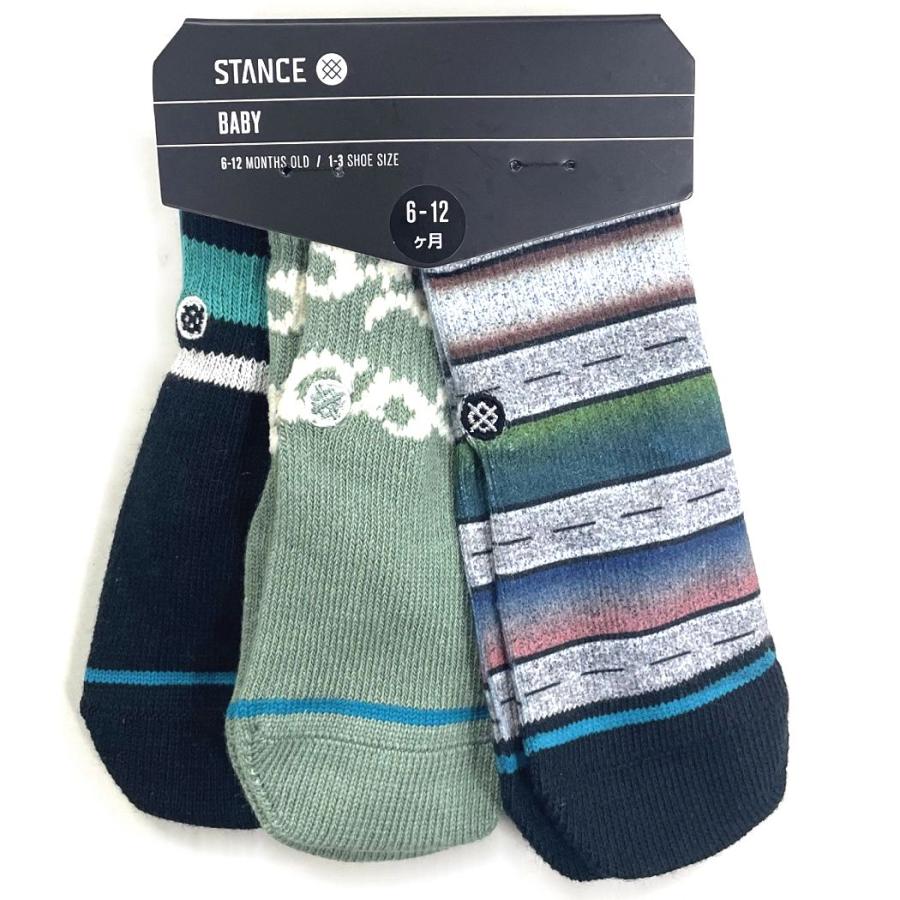 Stance スタンス BOYD Baby Toddler 3足セット 靴下 Stance Socks 3-6か月 6-12か月 1-2歳 2-4歳  ギフト 赤ちゃん 出産祝い お祝い 兄弟 姉妹 お揃い 贈り物 プ | STANCE | 03