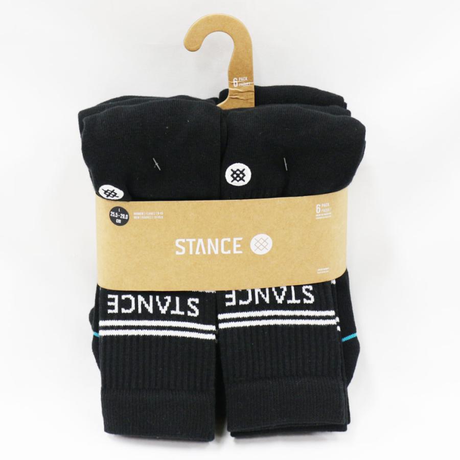 STANCE（スタンス） メンズ 靴下 6足セット Stance Socks Basic Crew