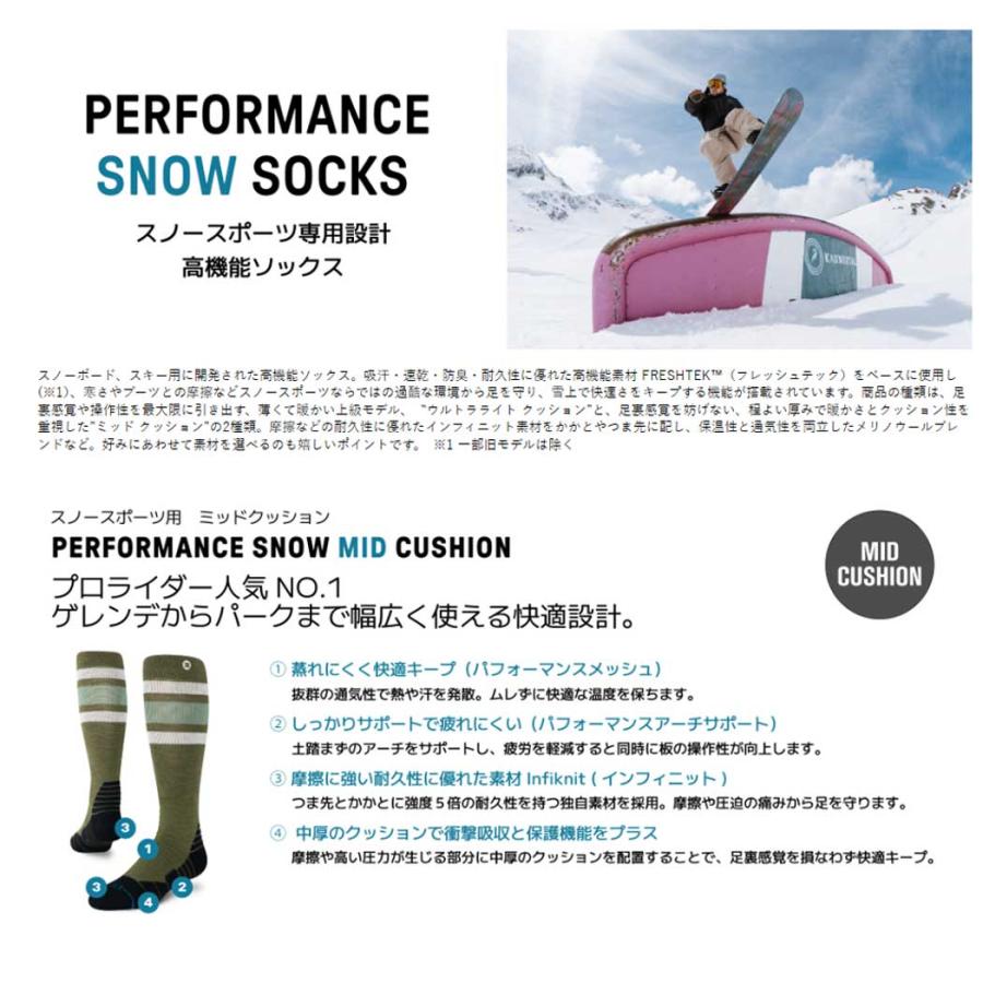 Stance Snow Ski Mid cushion Stankonia Mid Poly Snow Juicy Poly OTC Looney スタンス ソックス スノー スキー スノボー | STANCE | 04