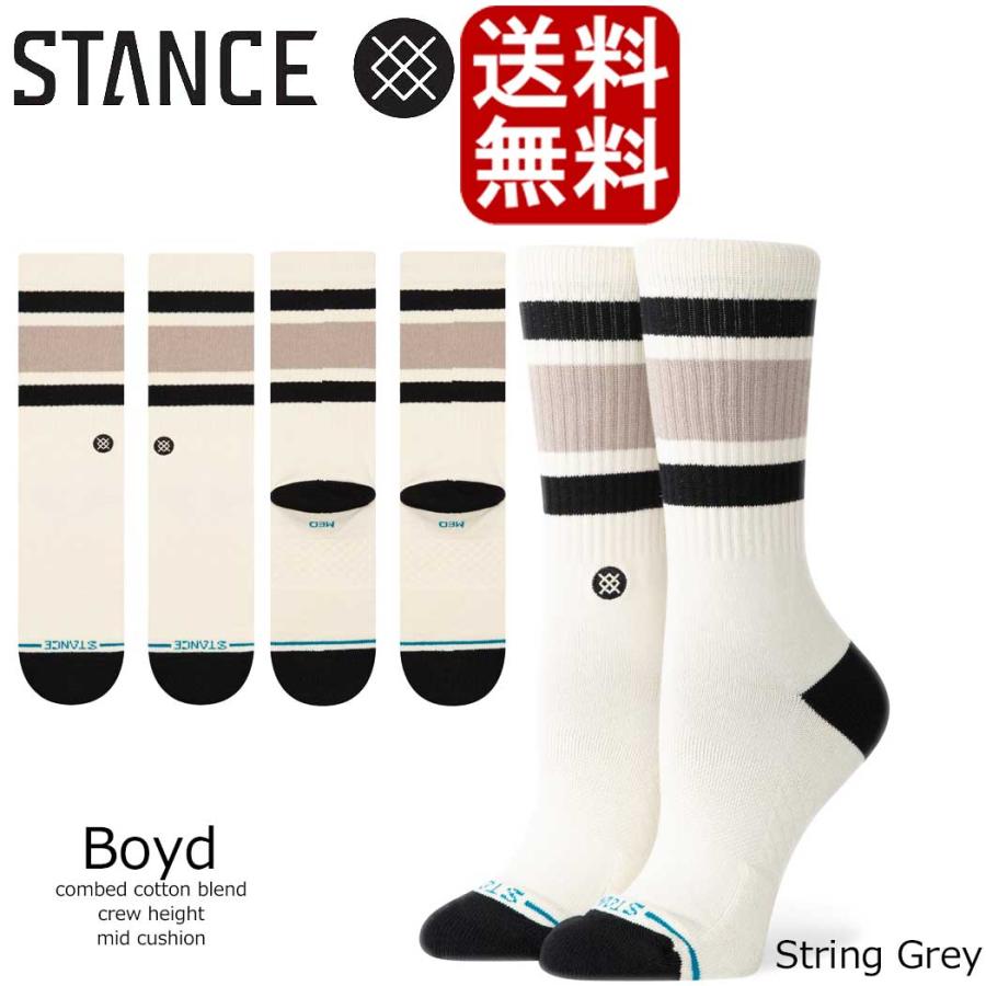 Stance ソックス スタンス Womens Boyd Crew Socks 靴下 Stance Socks ボイド クルー ギフト 女性 彼女 プレゼント 贈り物 A556A25WBC ゴルフ ゴルフソックス 厚 | STANCE | 01