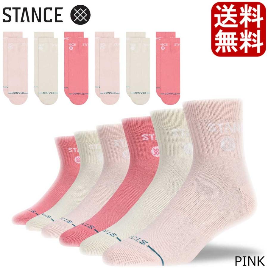 STANCE スタンス ソックス 6足セット ORIGIN QTR 6PACK オリジン クォーターソックス くるぶし丈 ショートソックス 靴下 無地 シンプル まとめ買い スポーツ メ | STANCE | 03