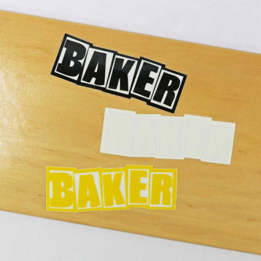 BAKER（ベイカー） スケボー ステッカー ブランドロゴ 約12.5x4.5cm