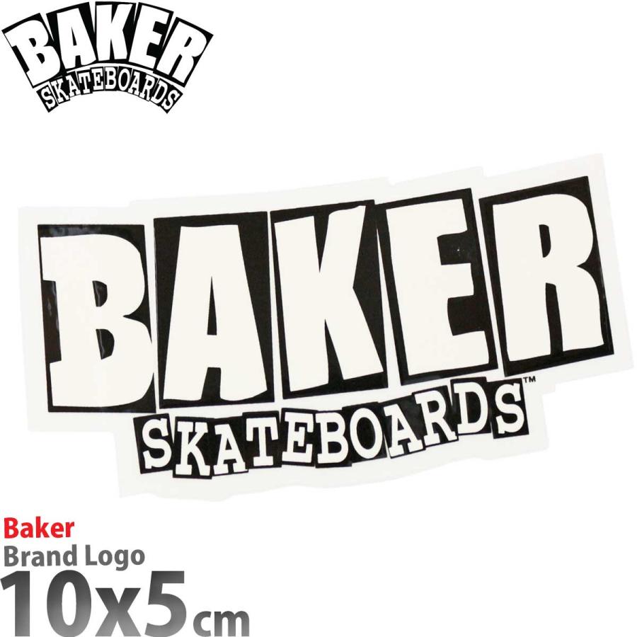 BAKER（ベイカー） スケボー ステッカー ブランドロゴ 約10x5cm Baker