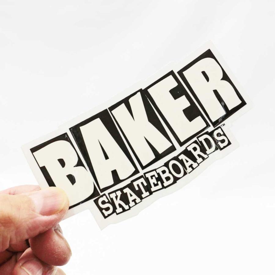 BAKER（ベイカー） スケボー ステッカー ブランドロゴ 約10x5cm Baker