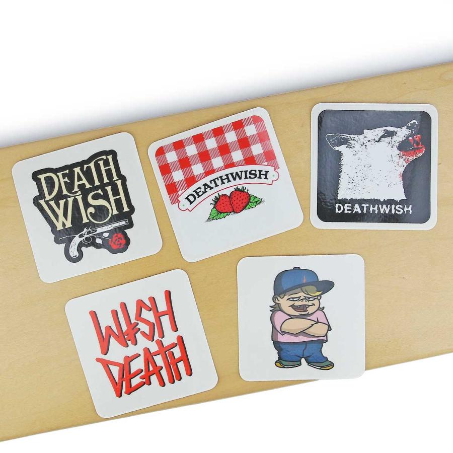デスウィッシュ スケボー ステッカー デスストック 9x9cm Deathwish DeathStock シール スケートボード スケボーステッカーストリート 人気 ブランド | ブランド登録なし | 07