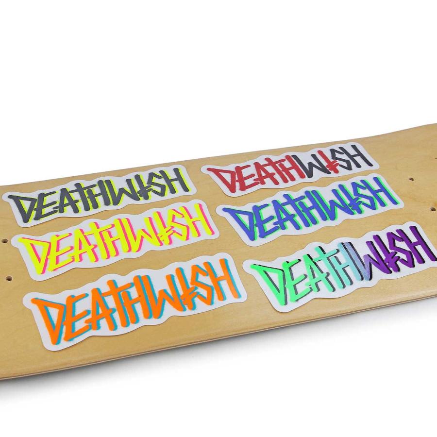 デスウィッシュ スケボー ステッカー デスストック 16x5.5cm Deathwish Deathspray シール デカール スケートボード スケボーステッカー ランプ 人気 ブランド | ブランド登録なし | 08