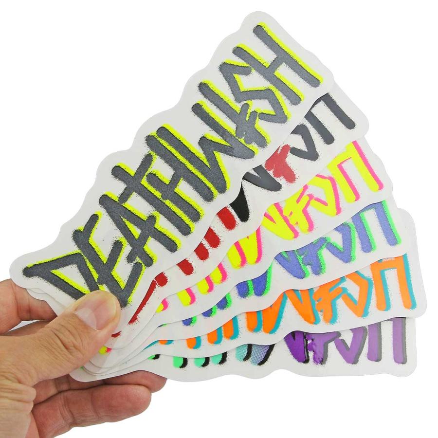デスウィッシュ スケボー ステッカー デスストック 16x5.5cm Deathwish Deathspray シール デカール スケートボード スケボーステッカー ランプ 人気 ブランド | ブランド登録なし | 09