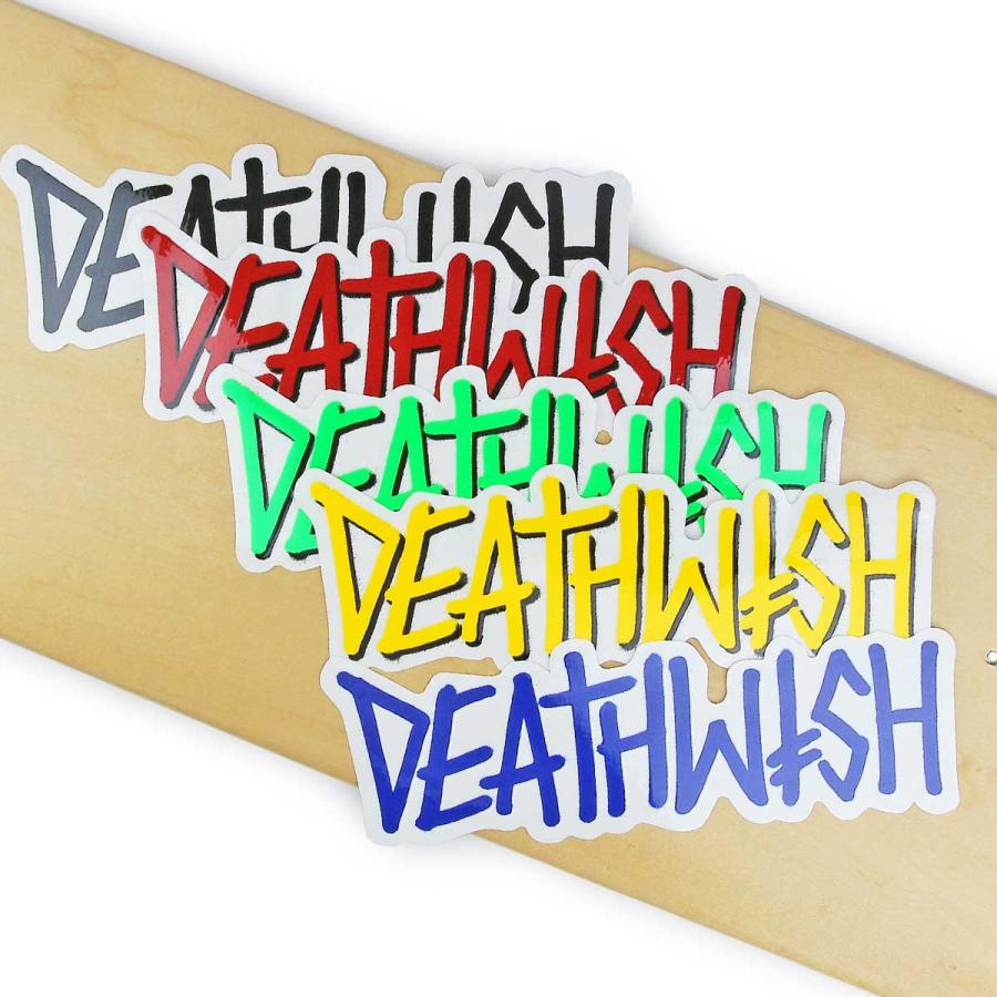デスウィッシュ スケボー ステッカー ビッグデススプレー 21x7cm Deathwish Big Deathspray スケートボード スケボーステッカー ブランド おすすめ おしゃれ | ブランド登録なし | 07
