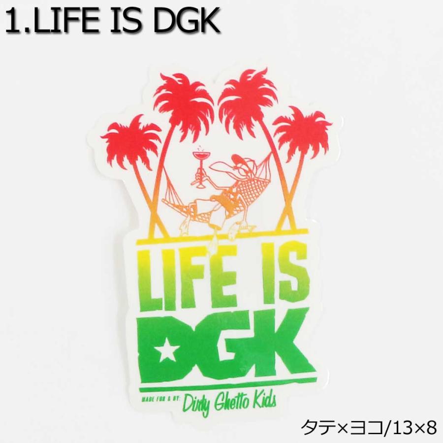 DGK ディージーケー スケボー ステッカー DGK Dirty Ghetto Kids