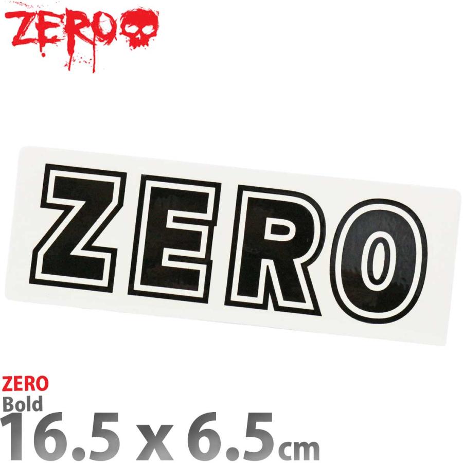 ゼロ スケボー ステッカー ブランドロゴ 約16.5ｘ6.5cm Zero Bold Sticker シール スケートボード | ブランド登録なし