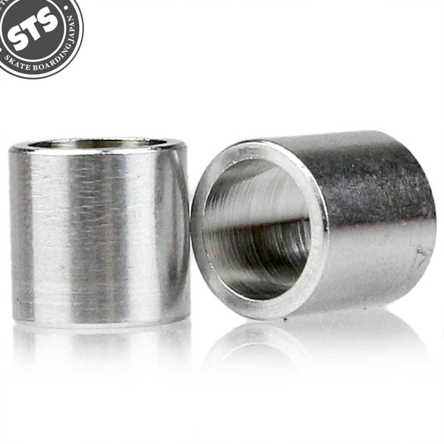 POWELL ベアリングスペーサー スケボー パーツ シルバー 軽量 アルミ