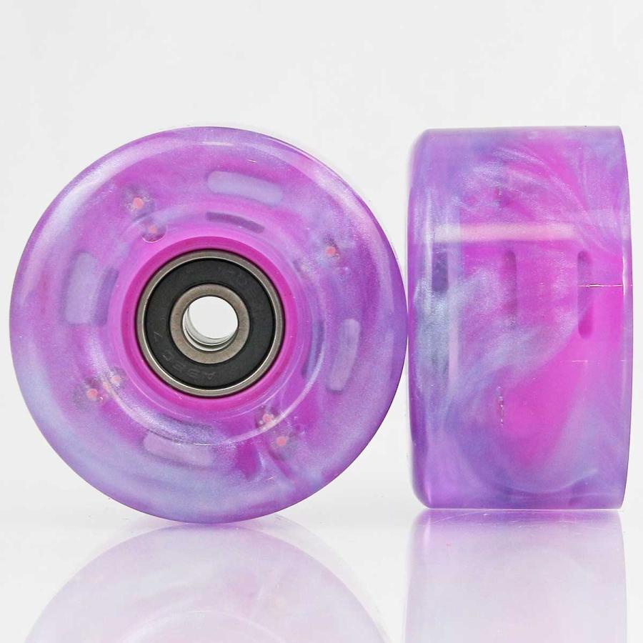 DOUBLE DURUS 58mm スケートボードウィール スケートツールサプライ 58mm 80a スケボー ソフトウィール LED