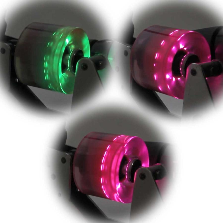 DOUBLE DURUS 58mm スケートボードウィール スケートツールサプライ 58mm 80a スケボー ソフトウィール LED