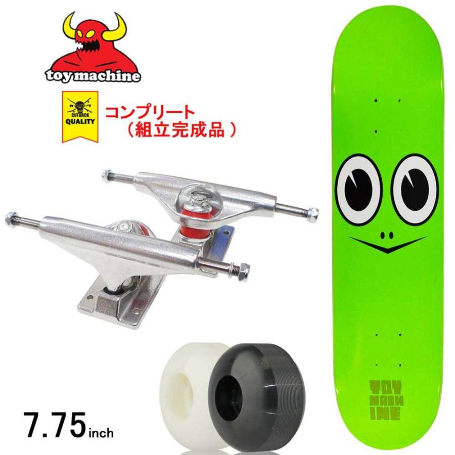 スケボー スケートボード コンプリート 完成品 TOY MACHINE トイマシーン COMPLETE ハイスペック TM TURTLE FACE 7.75inch ブランド