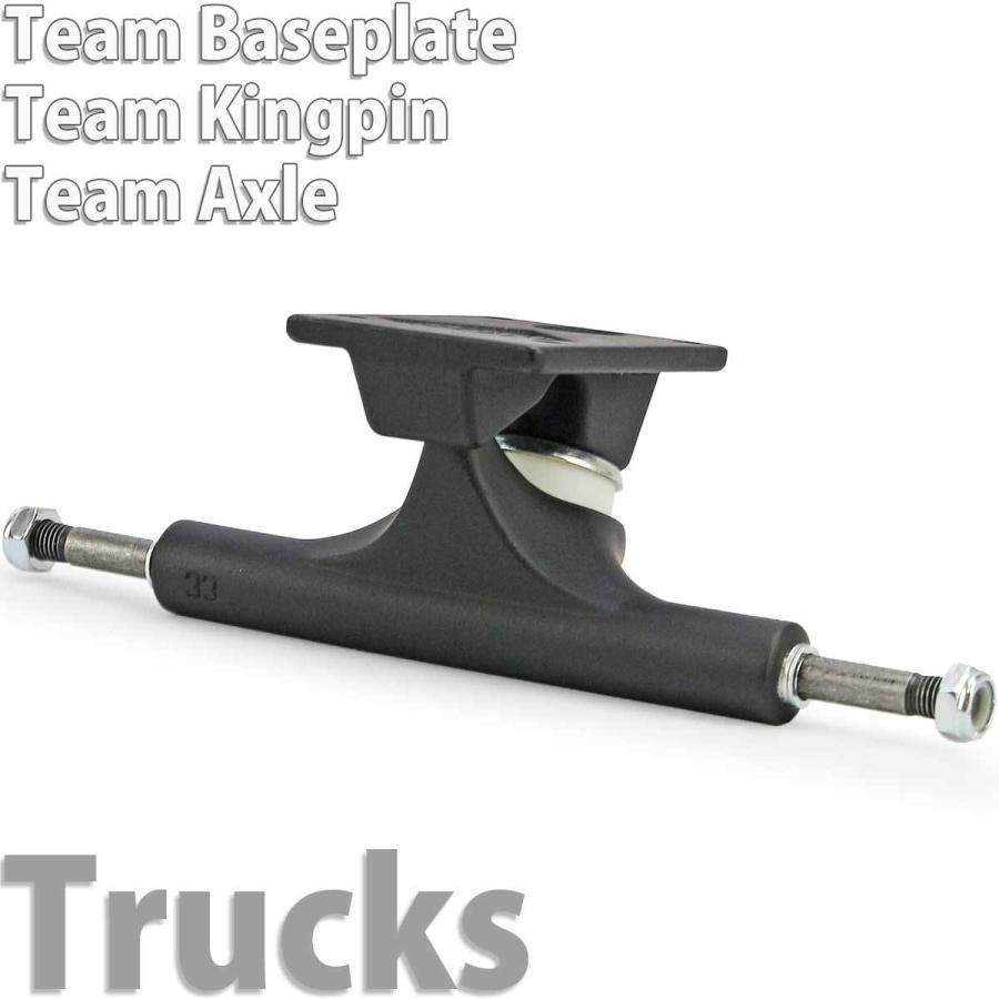 エース 33 HI クラッシック マットブラック スケボー 足回りセット トラック ウィール ベアリング ボルトナット セット ACE Classic Trucks スケートボード | Ace | 02