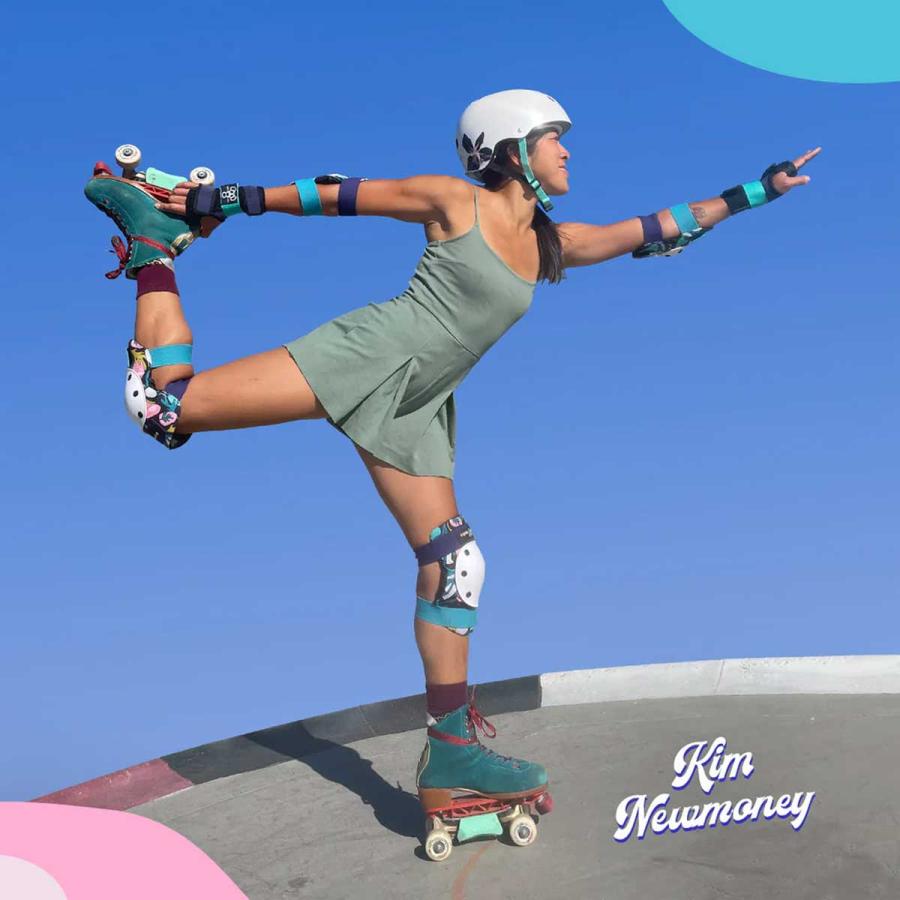 トリプルエイト スケボー キッズプロテクター セイバーシリーズ フローラル セット Triple eight Saver 3Pack Floral スケートボード 子供 小人 小学生 | ブランド登録なし | 06