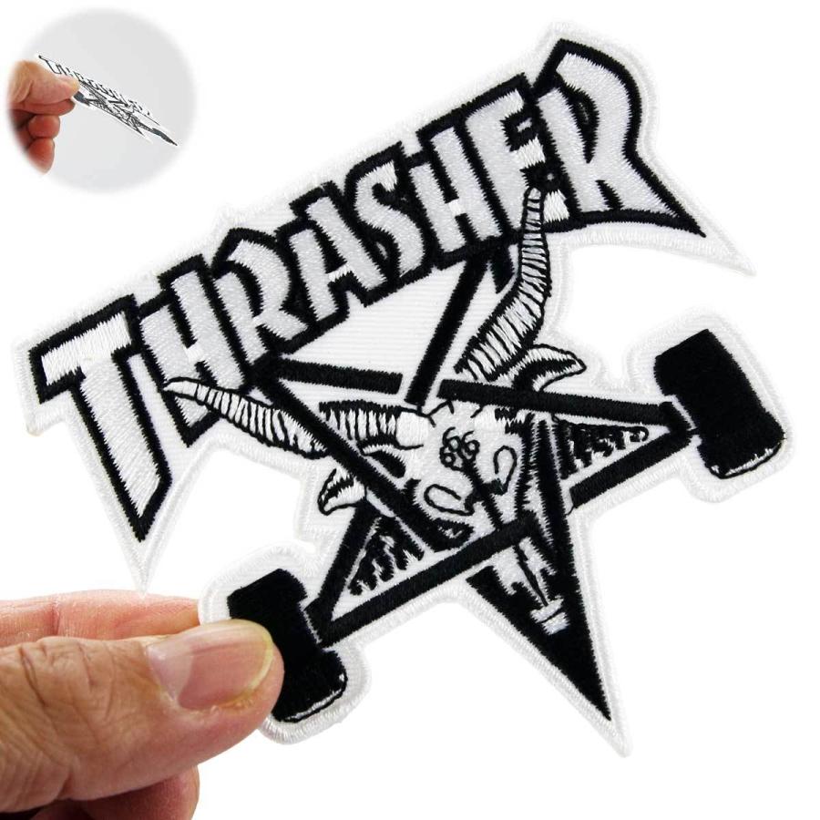 THRASHER スラッシャー マガジン ワッペン スケボー パッチ ロゴ