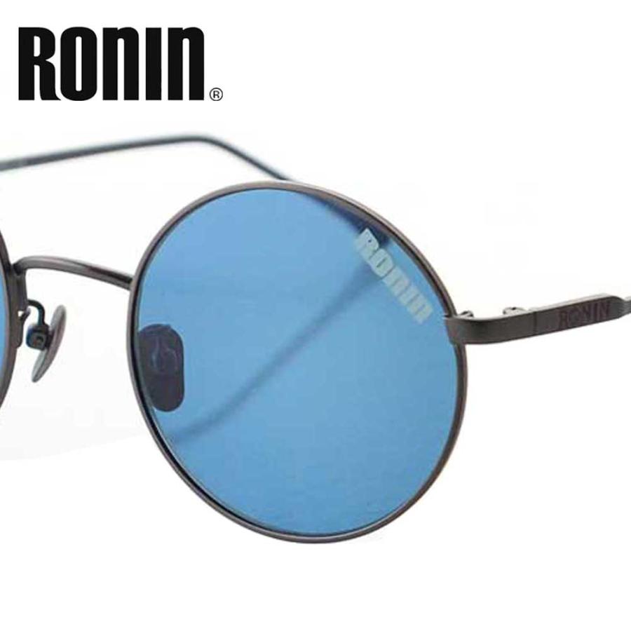 ロニン サングラス タイフーン Ronin Eyewear TYPHOON CIRCLE ARコート Polarized Blue Lens Gray Flame UVカット 偏光レンズ 人気 かっこいい ブランド | ブランド登録なし | 01