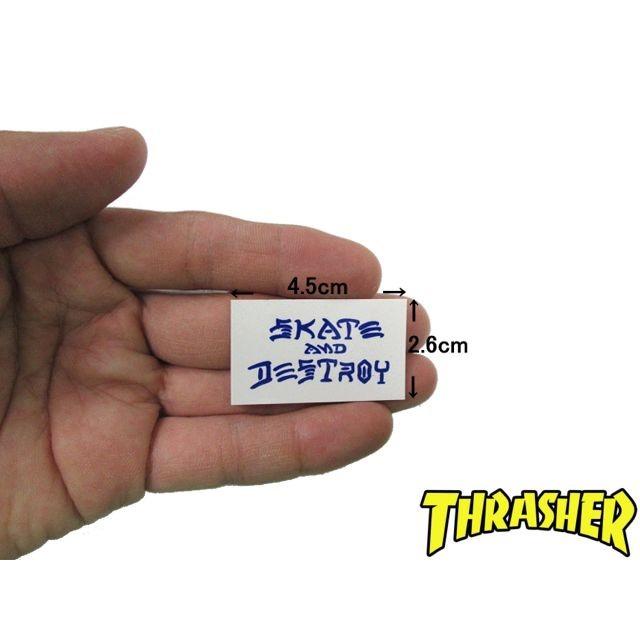 THRASHER（スラッシャー） SKATE AND DESTROY ステッカー （スモール