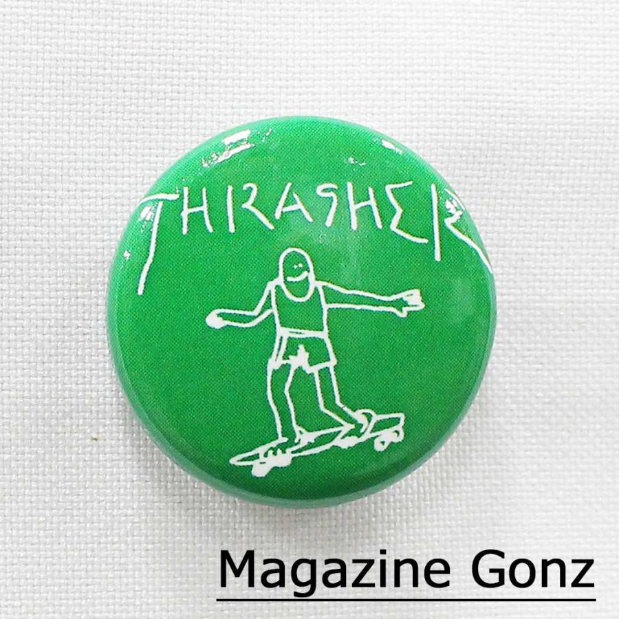 Thrasher Pin-back button Can badge スラッシャー 缶バッチ スラッシャー スケートボード スケボー 単品販売 | THRASHER | 07