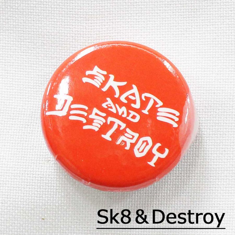 Thrasher Pin-back button Can badge スラッシャー 缶バッチ スラッシャー スケートボード スケボー 単品販売 | THRASHER | 09