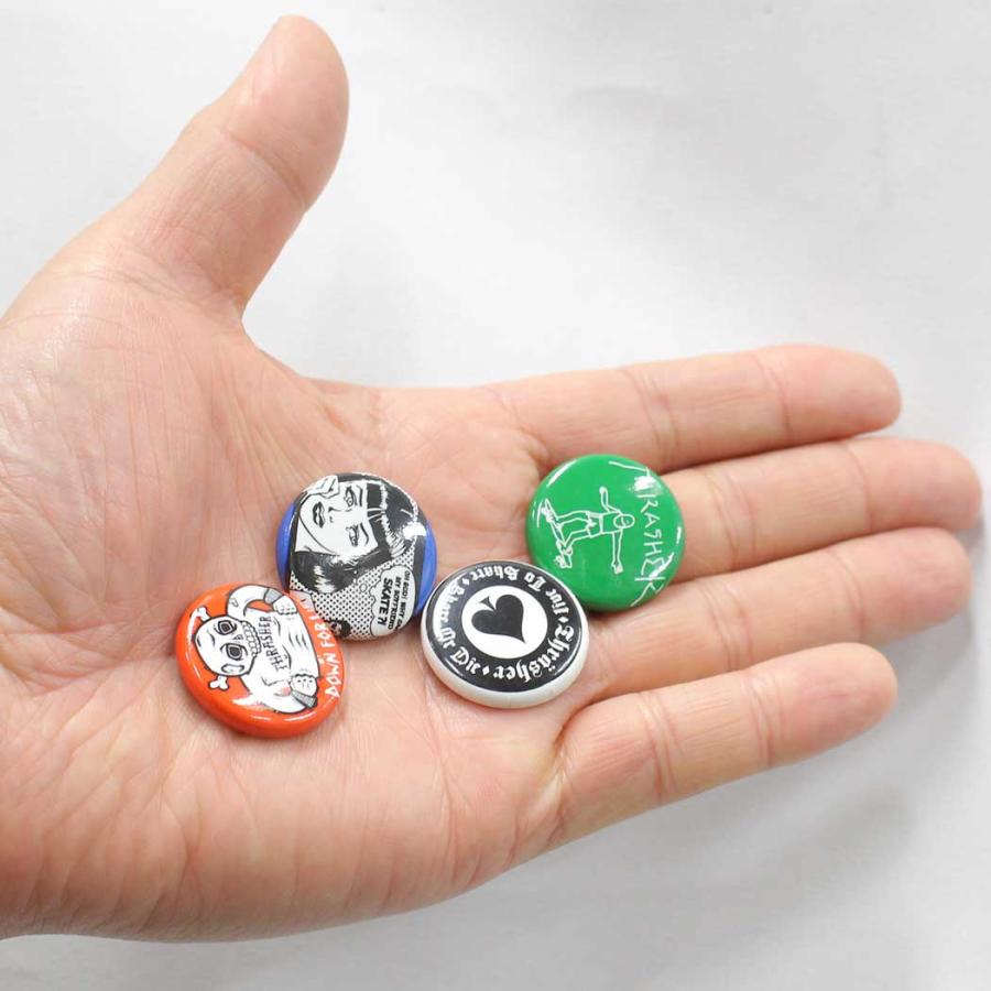 Thrasher Pin-back button Can badge スラッシャー 缶バッチ スラッシャー スケートボード スケボー 単品販売 | THRASHER | 12