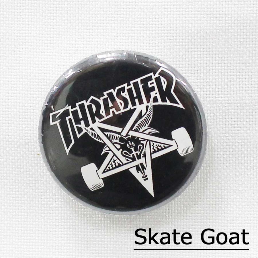 Thrasher Pin-back button Can badge スラッシャー 缶バッチ スラッシャー スケートボード スケボー 単品販売 | THRASHER | 04