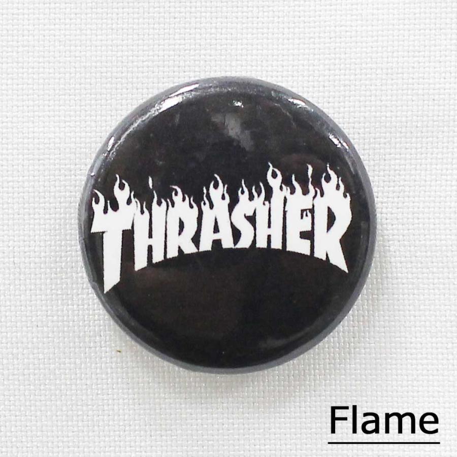 Thrasher Pin-back button Can badge スラッシャー 缶バッチ スラッシャー スケートボード スケボー 単品販売 | THRASHER | 05