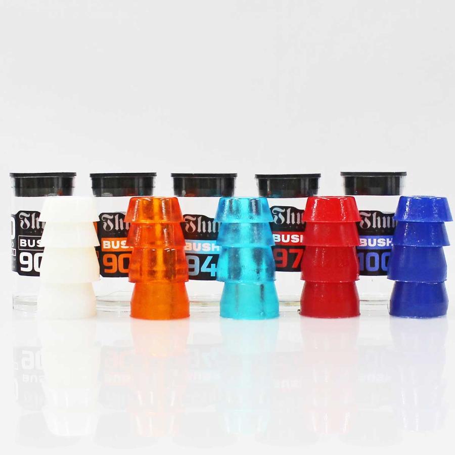 サンダー スケボー ブッシュ 90 94 97 100 Duro Thunder Trucks Bushings クッシュ クッション スケボー1台分 トラック前後用 純正パーツ | DELUXE | 06