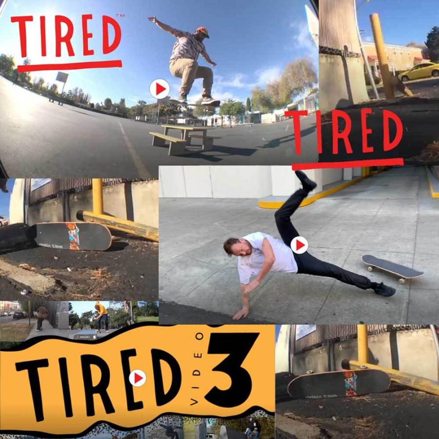 爆売りセール開催中 インチ 8 875 デッキ スケボー Tired タイレッド ブランド 人気 おすすめ 初心者 Regular Golf Skateboards スケートボード デッキ パーツ