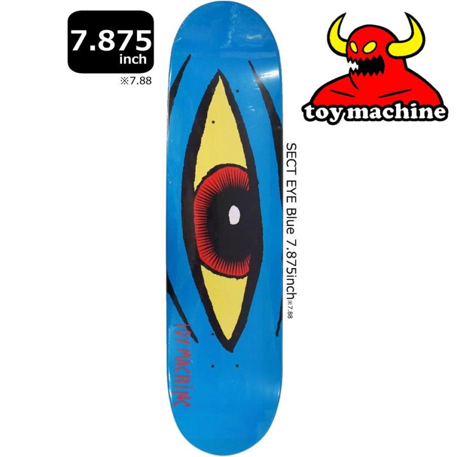 TOY MACHINE（トイマシーン） 7.75 インチ スケボー デッキ マッドアイ