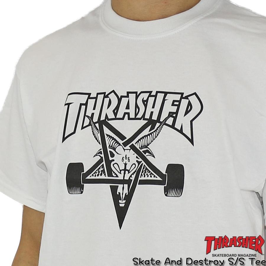 THRASHER Tシャツ 半袖スラッシャー tシャツ Skate And Destroy
