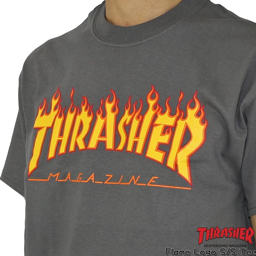 THRASHER Tシャツ 半袖 スラッシャー tシャツ Flame Logo S/S