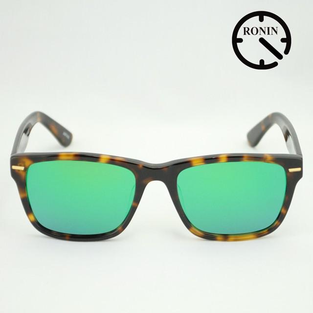 ロニン サングラス タイプエー Ronin Eyewear TYPE A Green Mirror Polarized Lens Amber Flame UVカット 偏光レンズ 人気 かっこいい ブランド | ブランド登録なし | 03
