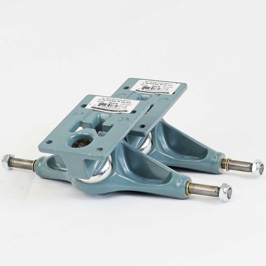 ベンチャー 5.0 HI TM スケボー トラック Venture Trucks Team Editions OG Wings Teal スケートボード スケボートラック パーツ 足回り 人気モデル | DELUXE | 02