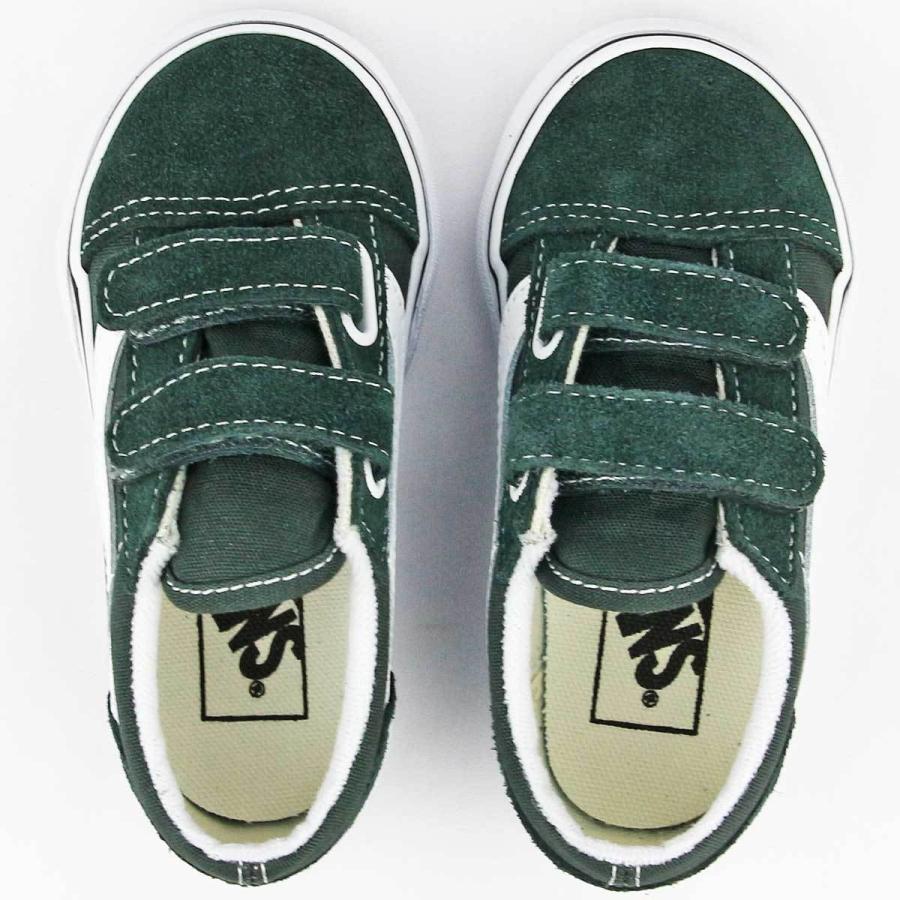 USA企画 バンズ キッズ オールドスクールブイ スカラブ/ホワイト Vans Toddler Old Skool Scarab/White スエード スケボー スケートボード シューズ 幼児 靴｜cutback2｜07