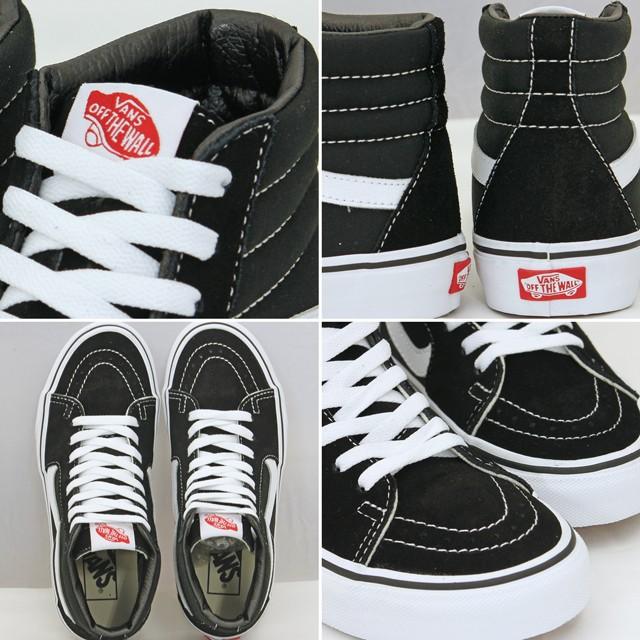 VANS USA企画 バンズ シューズ Sk8 Hi Black/White 23-30cm